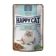 Happy Cat Pouch Szósz Sensitive Skin&Coat 85g macskaeledel