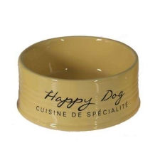 Happy Dog DUVO+ Kerámia tál Happy Dog 18,5cm 1000ml Sárga kutyatál