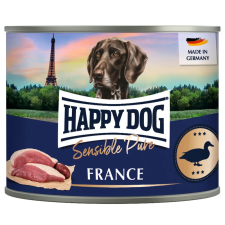  Happy Dog France (Ente) Pur - Kacsahúsos konzerv 200g kutyaeledel