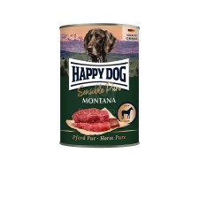 Happy Dog Happy Dog Sensible Pure Montana - Lóhúsos konzerv 400 g kutyaeledel