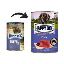 Happy Dog Italy Pur (Bivaly) – 6×200 g kutyaeledel