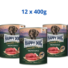  Happy Dog Montana konzerv Lóhús 12x400g kutyaeledel