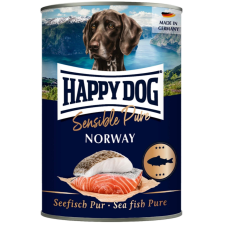  Happy Dog Norway Pur (Lazac) konzerv – 200 g kutyaeledel