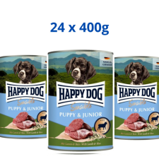 Happy Dog Puppy&Junior konzerv Bárány-Rizs 24x400g kutyaeledel