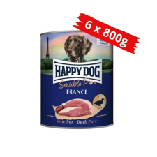 Happy Dog Pur Kacsahúsos Konzerv – France 800g - 6x800g kutyaeledel