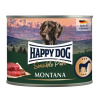 Happy Dog pur konzerv ló ízesítésű nedves állateledel felnőtt kutyák számára 6x200 g