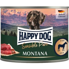Happy Dog Pur Montana - Szín lóhúsos konzerv (6 x 200 g) 1.2 kg kutyaeledel