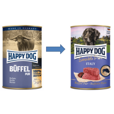 Happy Dog Sensible Pure Italy - szín bivalyhús konzerv 400g kutyaeledel