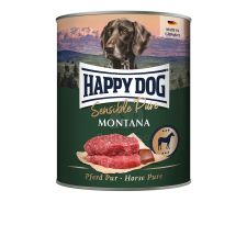  Happy Dog Sensible Pure Montana - Lóhúsos konzerv 800 g kutyaeledel
