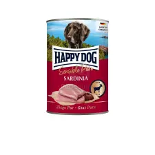  Happy Dog Sensible Pure Sardinia - Kecskehúsos konzerv 6 x 400 g kutyaeledel