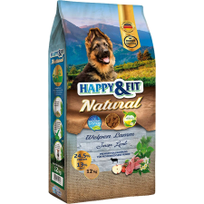 Happy&Fit Happy&amp;amp;Fit Natural Welpen Lamm 12kg kutyaeledel