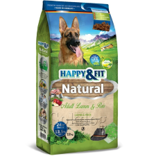 Happy&Fit Natural Adult Lamm & Reis 12kg kutyaeledel