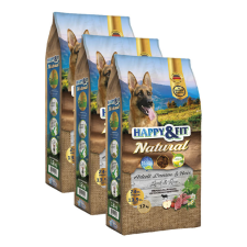 Happy&Fit Natural Adult Lamm&Reis 3x12kg kutyaeledel