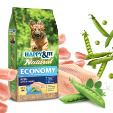 Happy&Fit Natural Economy Adult with Fish and Vegetables 12kg kutyaeledel