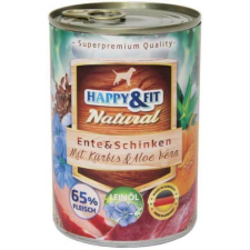 Happy&Fit Natural felnőtt, kacsa, sonka, sütőtök – 800 g kutyaeledel
