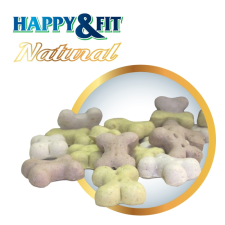 Happy&Fit Natural Vaníliás Varázs Keksz jutalomfalat 10 kg jutalomfalat kutyáknak