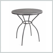  HAPPY GREEN ROUND acél kerti asztal – Ø70 x 72 cm, szürke 50300901 kerti bútor
