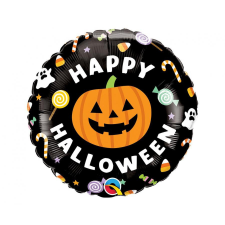  Happy Halloween Candies fólia lufi 46 cm party kellék