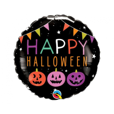 Happy Halloween Pumpkins fólia lufi 46 cm party kellék