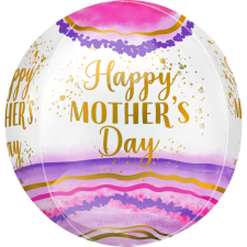 Happy Mother's Day, Boldog Anyák Napját Gömb Fólia lufi 40 cm party kellék