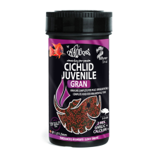 Haquoss | CICHLID GRAN JUVENILE | Teljes értékű granulátum, sügér táp - 250 ml / 120 g haleledel