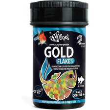 Haquoss | GOLDFLAKE | Teljes értékű pehely, aranyhal táp - 100 ml / 15 g haleledel