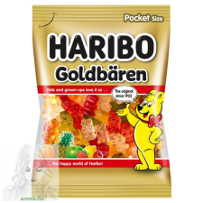  Haribo gumicukor 100 g Goldbären gyümölcsízű csokoládé és édesség