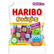  Haribo Squidgies Habosított Gyümölcs Ízű Gumicukor Kockák 80g csokoládé és édesség