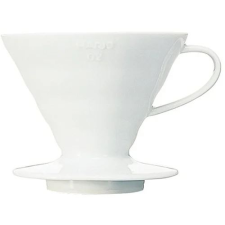 Hario Dripper V60-02 filteres kávékészítő kerámia fehér (VDCR-02-W) (VDCR-02-W) kávéfőző