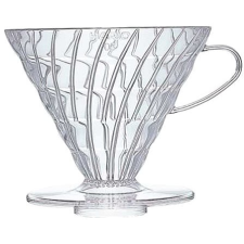 Hario Dripper V60-02, műanyag, átlátszó kávéfőző