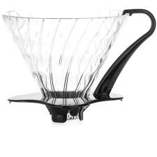 Hario Dripper V60-03, üveg, fekete kávéfőző