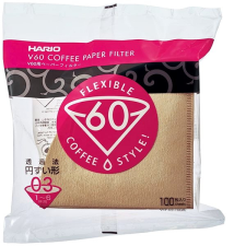Hario Misarashi papírové filtry V60-03, nebělené, 100ks kávéfőző kellék