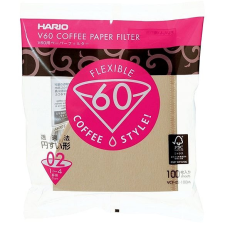 Hario papírfilter V60-02, nem fehérített, 100db kávéfőző kellék