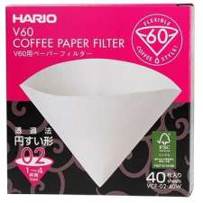 Hario V60-02 40db, fehér kávéfőző kellék