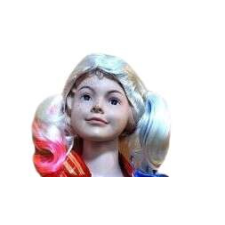 HARLEY QUINN gyerek paróka jelmez