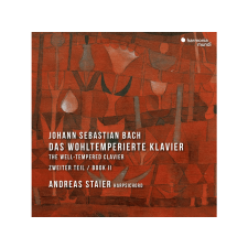 Harmonia Mundi Andreas Staier - Bach: Das Wohltemperierte Klavier (Zweiter Teil) (Cd) klasszikus