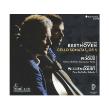 Harmonia Mundi Raphaël Pidoux, Tanguy de Williencourt - Beethoven: Cello Sonatas Op. 5 (Cd) klasszikus