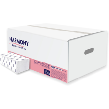 Harmony kéztörlő Z. hajt, 2r., fehér, 150lap/csg, 20csg/karton, 32karton/raklap higiéniai papíráru