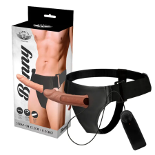 HARNESS ATTRACTION BENNY FELCSATOLHATÓ ÜREGES VIBRÁTOR 15 X 4.5 CM vibrátorok