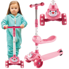 Háromkerekű roller rózsaszín roller