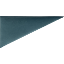 Háromszög alakú fali párna 15 cm x 30 cm olajzöld bársony lakástextília