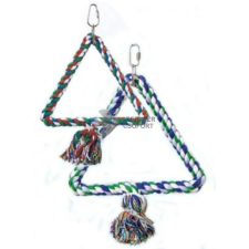  Háromszög alakú madárhinta kötélből (20 cm) madárfelszerelés