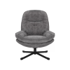  Harper Comfort Forgó Fotel Szürke Szövet 360° TILT