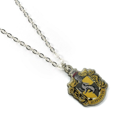 Harry Potter Hufflepuff medál nyaklánc, ezüstözött, EWNX0024 nyaklánc