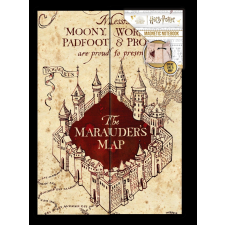 Harry Potter jegyzetfüzet - térkép motívum füzet