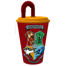 Harry Potter szívószálas pohár, műanyag 430 ml babaétkészlet