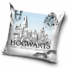  Harry Potter White Hogwarts párnahuzat 40x40 cm Velúr lakástextília