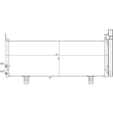 Hart kondenzátor, klíma hart 636 981 autóalkatrész