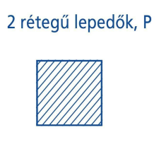  Hartmann Foliodrape Izoláló lepedő P 45x75 cm 65db lakástextília