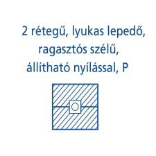  Hartmann Foliodrape Izoláló lepedő rag.szélű állítható lyukkal P 45x75 cm 65db lakástextília